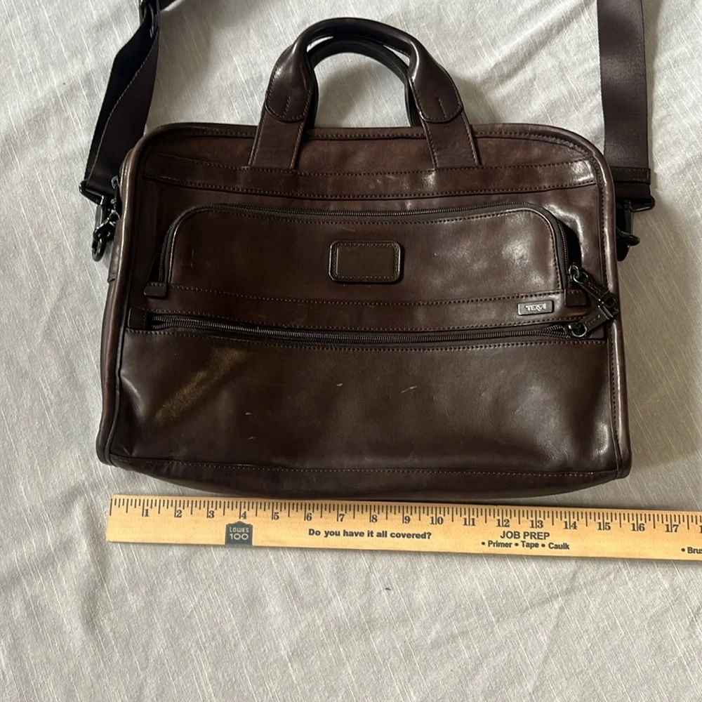 Tumi 96101BH ALPHA slim Deluxe Leather portfolio - Picture 4 of 11